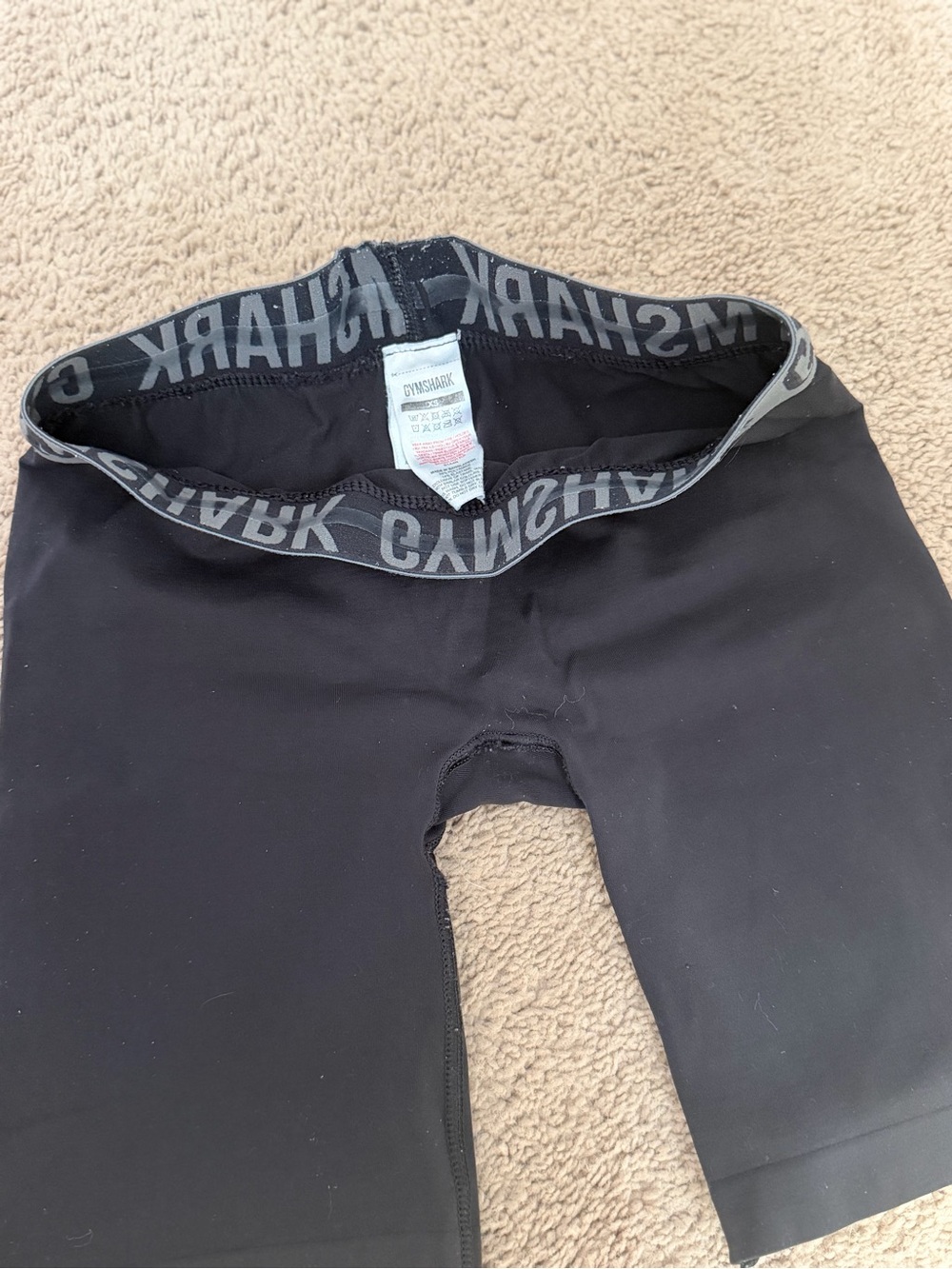 Gymshark Black Logo Waistband Training Shorts